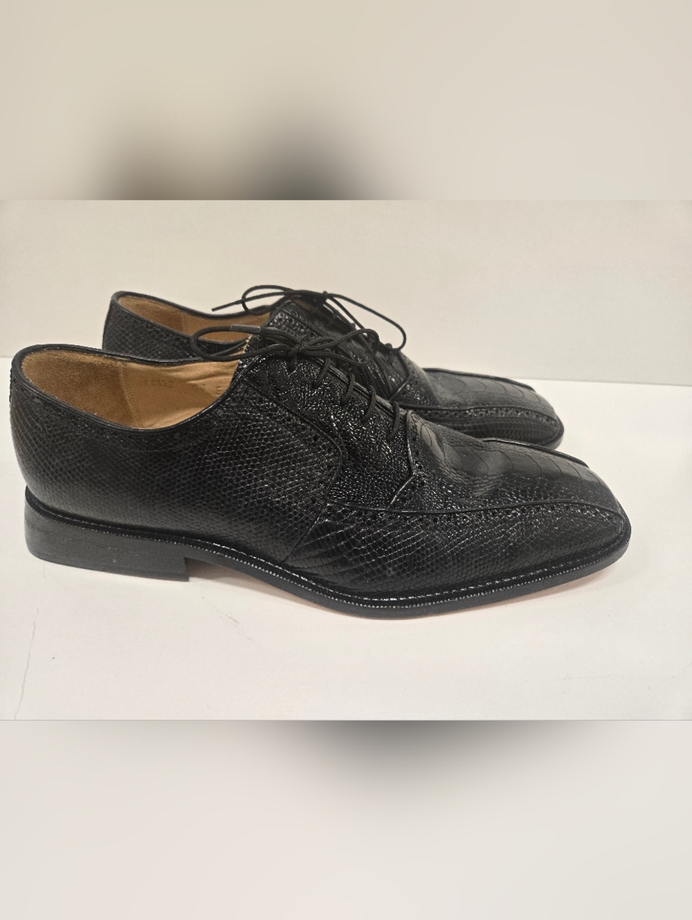 Studio Belvedere‎ Ostrich Leg Oxfords Hand Made Sz 10.5 New